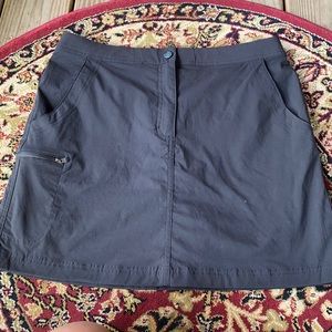 LL Bean trail skort black size 10 NWT